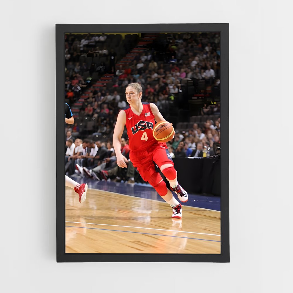 Poster Dribble de Lindsay – affiche Basketball (vue 2)